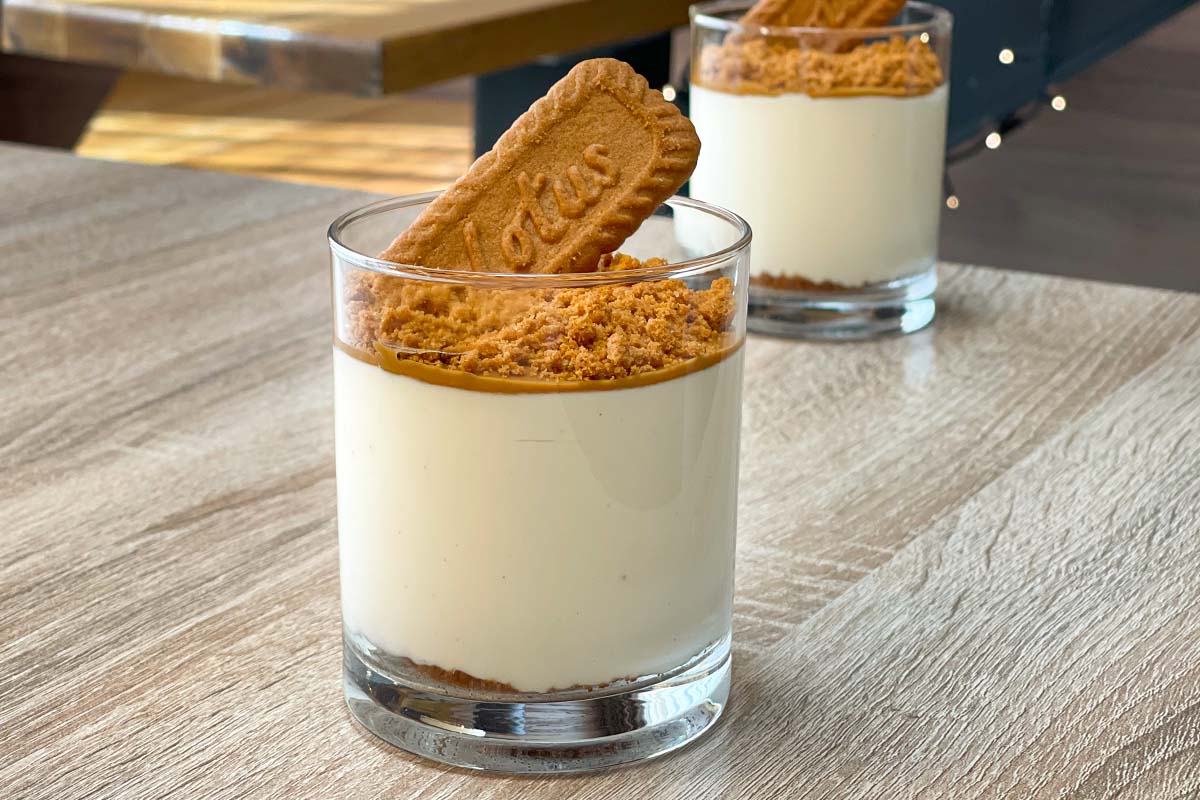 No-Bake Biscoff Cheesecake Cups (High-Protein Recipe)